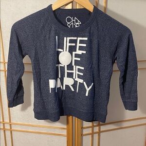 Chaser Kids Navy Sweatshirt 'Life of the Party'